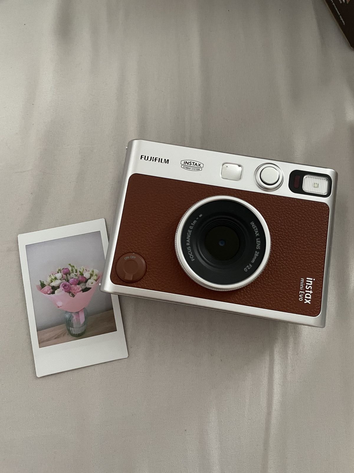 instax mini evo brown